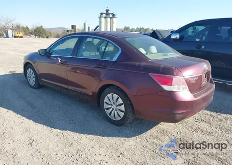 2009 Honda Accord 2.4 Lx z USA, uszkodzony, nr VIN 1HGCP26319A187120